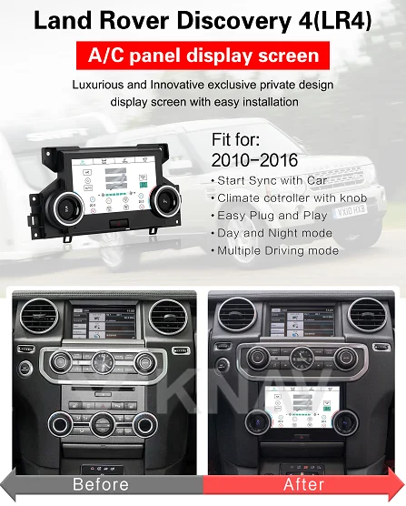 AC Panel Climate Control LCD Screen For Land Rover L319 Discovery 4 LR4 2010-2016