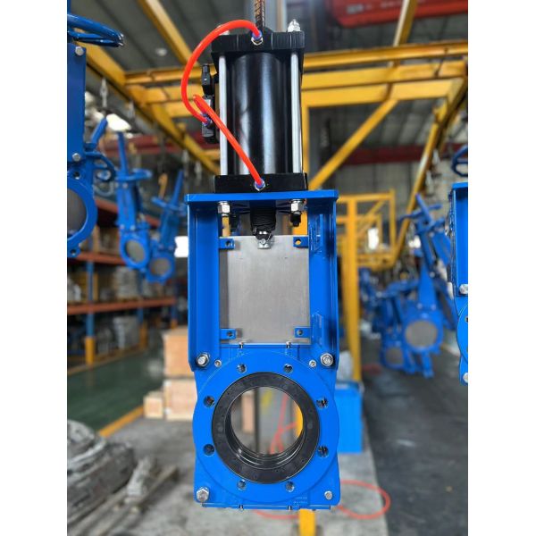 Ductile Iron Knife Gate Valve with NBR Seat for Pulp and Paper Industry