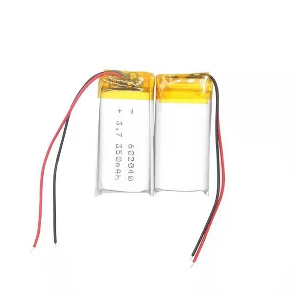 Quality White 400mah 3.7v 350mah Li Ion Battery Rechargeable Li Polymer Battery for sale