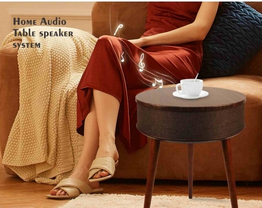 Bluetooth 5.1 Smart Coffee Table Wireless Charging For Bedroom Living Room Office