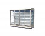 Vertical Refrigerated Food Display Cabinets Supermarket Refrigeration Equipment