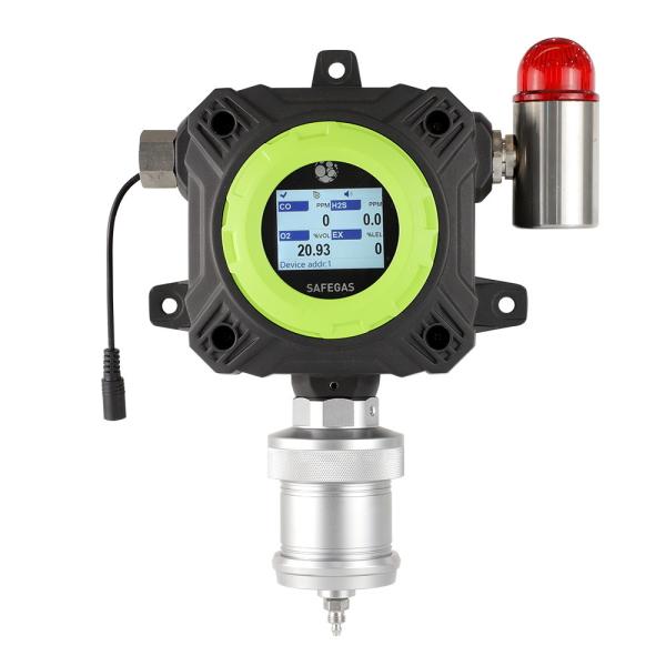 Quality 0-500ppm NH3 H2S Gas Detection Instrument with 3.4kg Weight and Alarm Light for sale