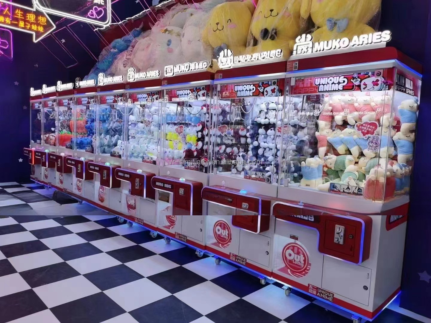 Coin Operated Prize Brick Stacker Game Arcade Machine With All Kinds Of Plugs