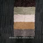 Plain color tufted shaggy polyester area carpet for home