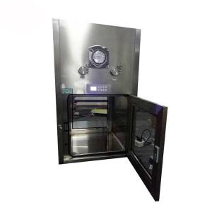 China Dust Free Class 100 Laminar Flow Air Shower Pass Box on sale