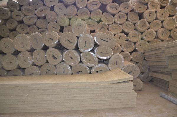 Quality stonewool thermal Insulation Blanket , Mineral Wool Wired Mesh Blanket for sale