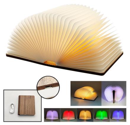 Quality 145x115x25mm Book Lantern 220g RGB Color Changing Built-In Rechargeable Book Lamp for sale