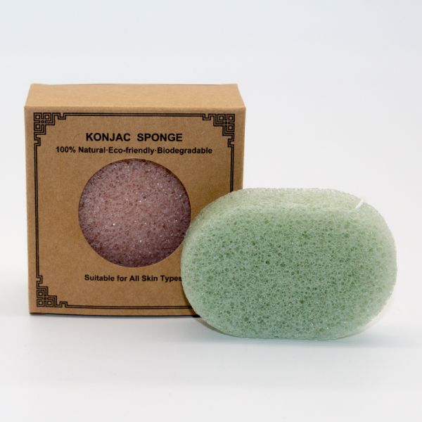 Pure Natural Freeze Oven Dry Konjac Face Sponge Reduces Skin Blemishes