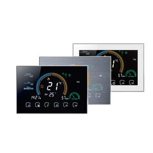 China Tuya Alexa And Google Home Wi-Fi Room Smart Wireless Thermostat With Touchscreen Color Display on sale