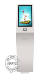 China 24 27 Self Service Touch Screen Kiosk With Thermal Printer on sale