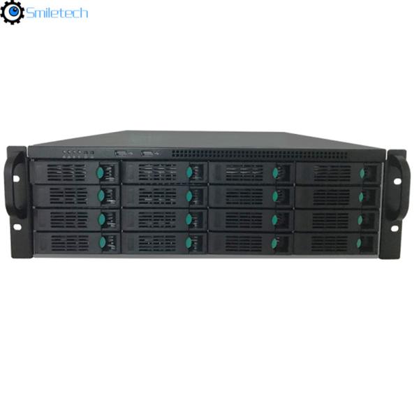 H.265 128CH 4K 5MP 16 SATA HDD 640M incoming bandwidth intelligent analysis