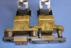 Quality Chrome High Strength Stenter Chains Vertical Link Bottom Parts for sale