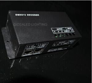 China RGB Controller DMX512 Decoder，12V，3years  Warranty time on sale