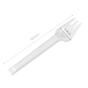 6.5'' Compostable Cutlery Sugarcane Bagasse Eco Friendly Disposable Forks 1000 Count