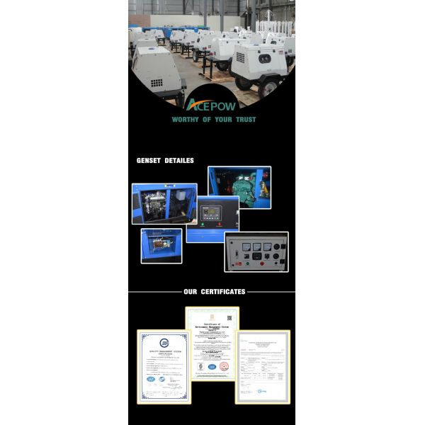 250KVA 200KW Diesel Powered Generator , Water Cooled Diesel Generator