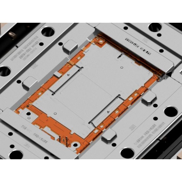 OEM / ODM : Hot Runner Injection Molding & Transparent Tablet Battery Cover (1*1) No.23605