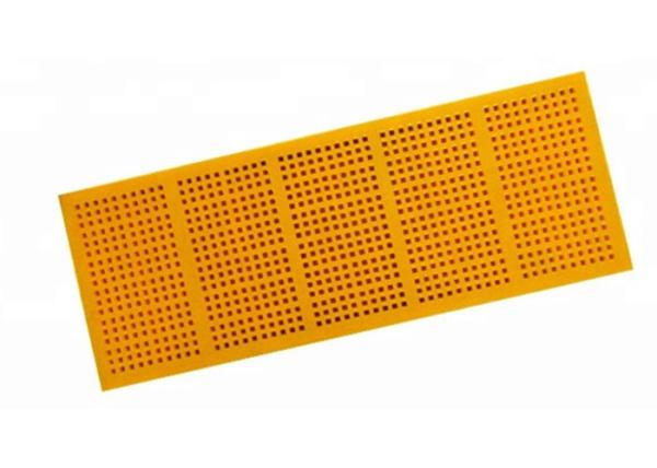 Quality Self Cleaning Modular Polyurethane Screen Mesh For Gabbor Aggregate 1000X300MM for sale