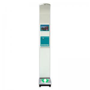China Weight Height Health Weighing Body Scale Ultrasonic Height Scales With Printer on sale