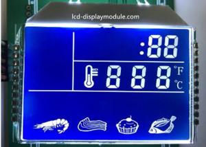 Buy cheap Blue Background HTN LCD Display , 7 Segment Kitchen LCD Segment Display product