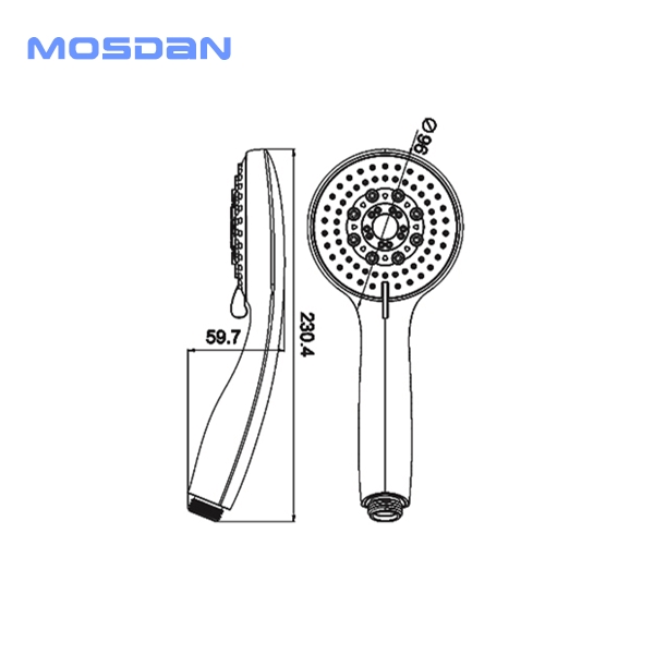 5 Functions Hand Shower Head