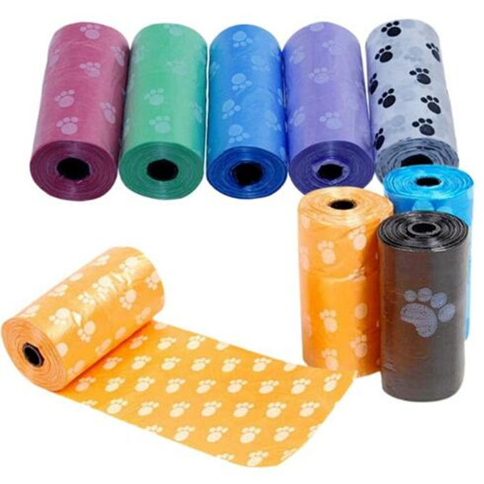 100% Biodegradable Poop Bags / Compostable Pet Waste Bags Custom Service Acceptable