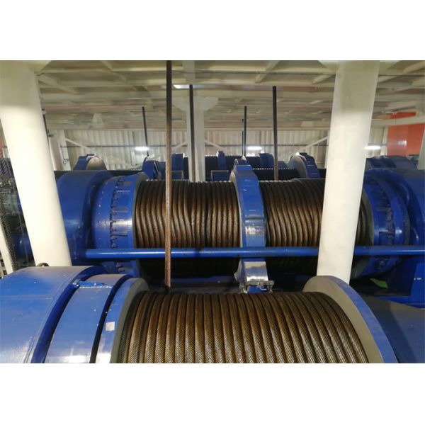 Heavy Duty 2200t Electric Lifting Winch Installation Vessel For Wind Power Generation