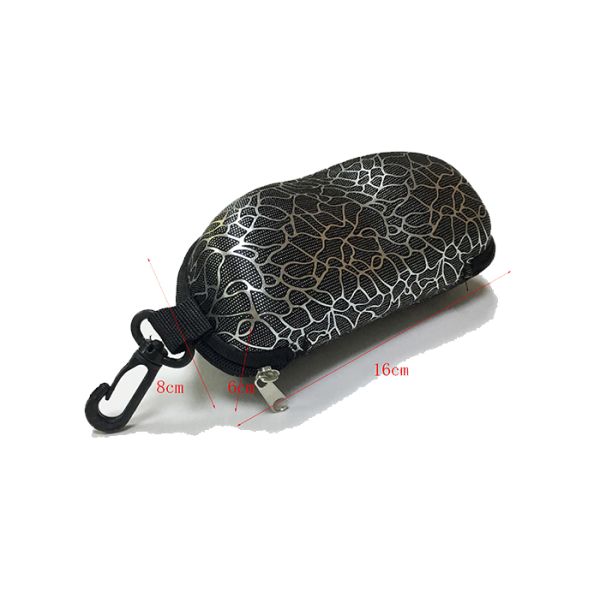 Black Shockproof EVA Glasses Case Shockproof and Portable Custom Logo