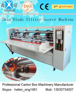 China High Speed Automatic Paper Carton Making Machine , Vertical Cutting Machines on sale