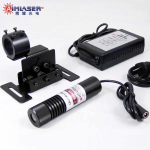 Buy cheap 635nm 20mW 2.5mmx10m@5m Red Line Laser Projector Generator with Mount and Power Adapter for Industrial Alignment Positioning product
