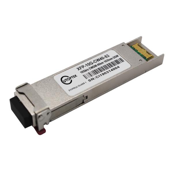 Quality 10G XFP CWDM 40Km 1470nm~1610nm xfp optical transceiver module with DDM for sale
