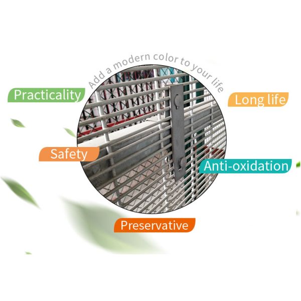 CE Steel 4mm Anti Climb Wire Mesh Fencing For Garden