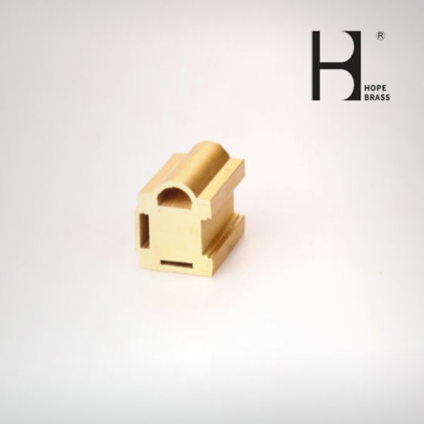 Anodizing Surface H59 Brass Extrusion Profiles Brass Electrical Components