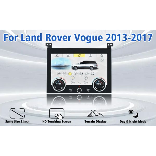 Car air Conditioning Panel For Land Range Rover Vogue L405 2013-2017 10.4 inch Climate Board AC Panel Touch Screen Car R