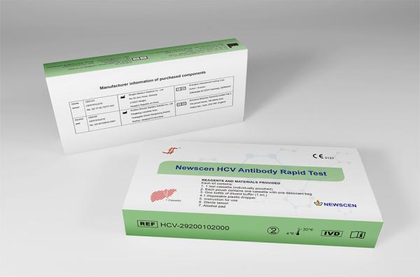 Quality CE Qualitative Detection 35uL Whole Blood Hepatitis Rapid Test Kit for sale