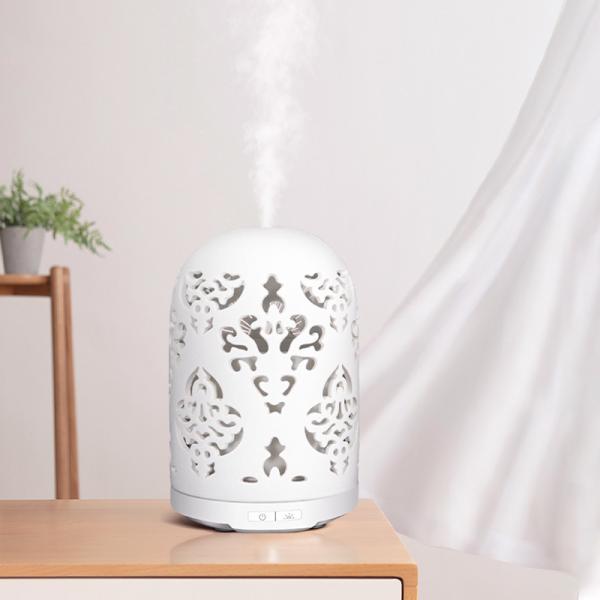 Quality 7.2W 100ml Ceramic Ultrasonic Diffuser Essential Oil Reed Diffuser for sale