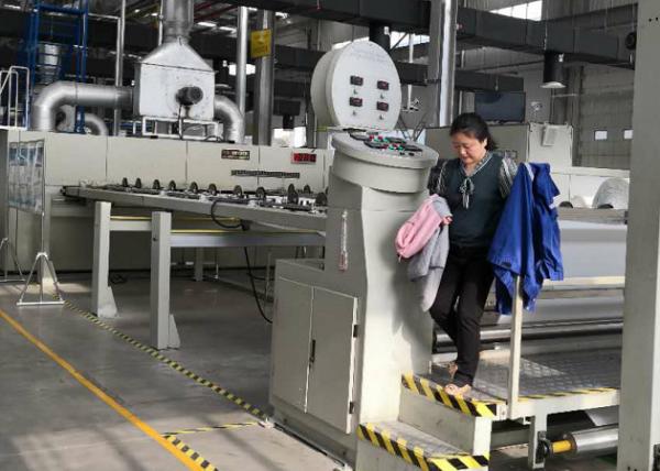 Quality High Automatic Stenter Machine Textile Finishing Machine Human - Based Design for sale