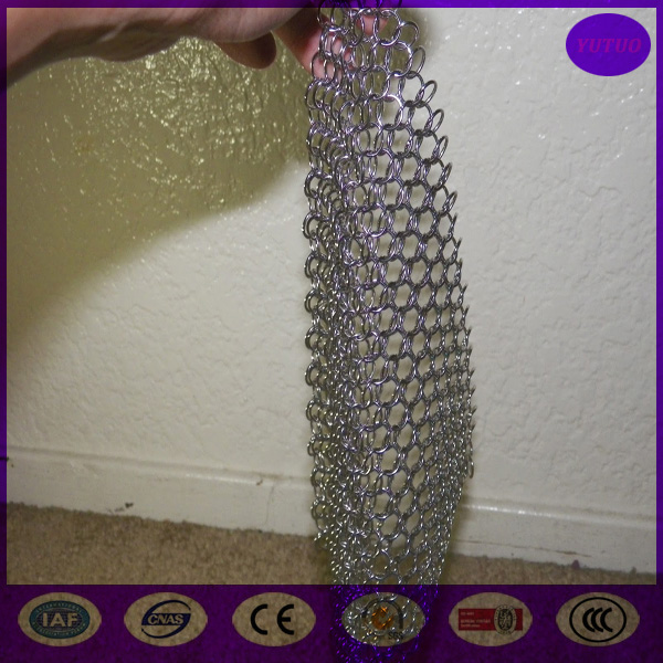 Good using Chain Mail Scrubber for Cast Iron Cookware from china best seller of scrubber