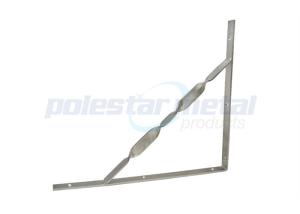 China Construction Hardware Zinc Plated Steel Light Stayed Heavy Duty Angle Brackets on sale