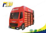 Car Shape Corrugated Pallet Display Commodity Floor Rack Standee Customized Size
