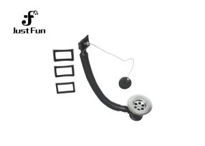 Lead Free Bath Overflow Pipe , Flexible Bathtub Drain Pipe With Trap