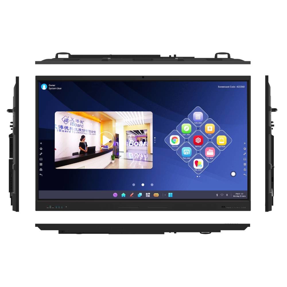 Latest Android (16+256GB) 86 Inch Interactive LCD Smart Board For Class And Office