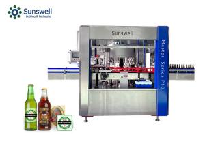 Buy cheap Full Auto Self Adhesive Three Side Labeling Machine For Beer Bottle product