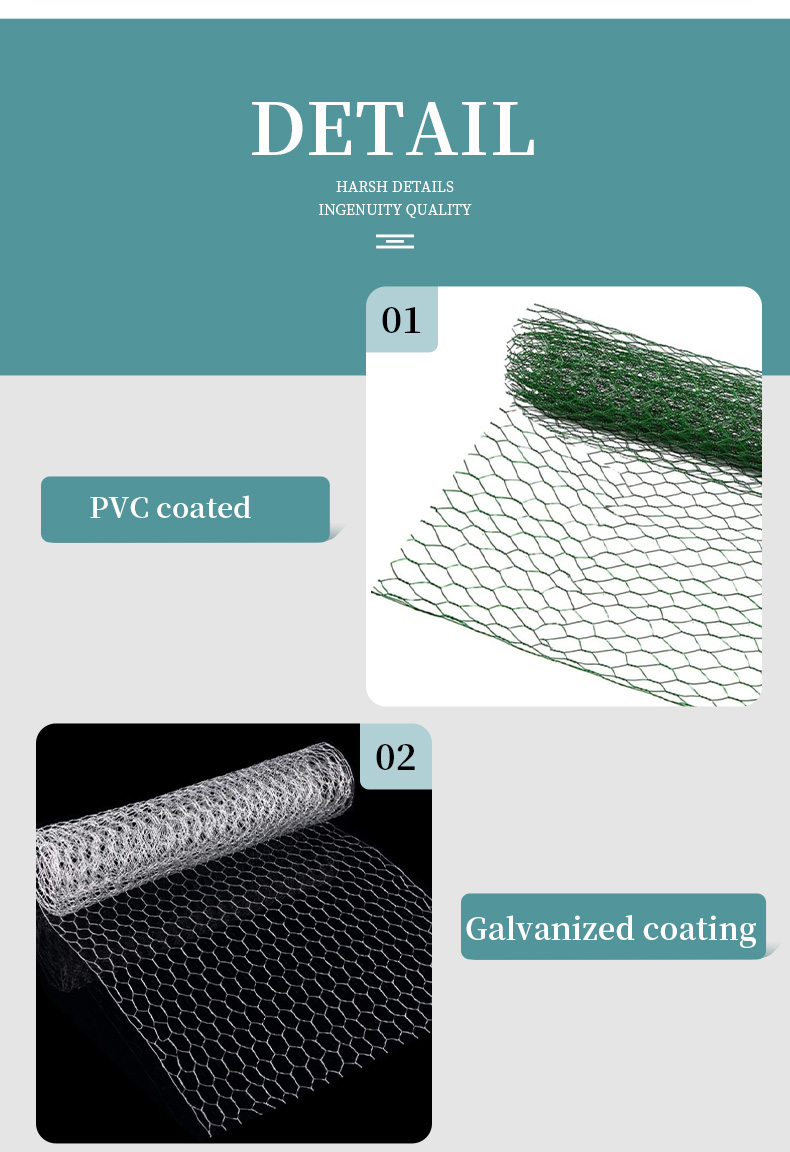 Anping stainless steel galvanized twisted hexagonal net guardrail farm breeding fence gabion highway guardrail