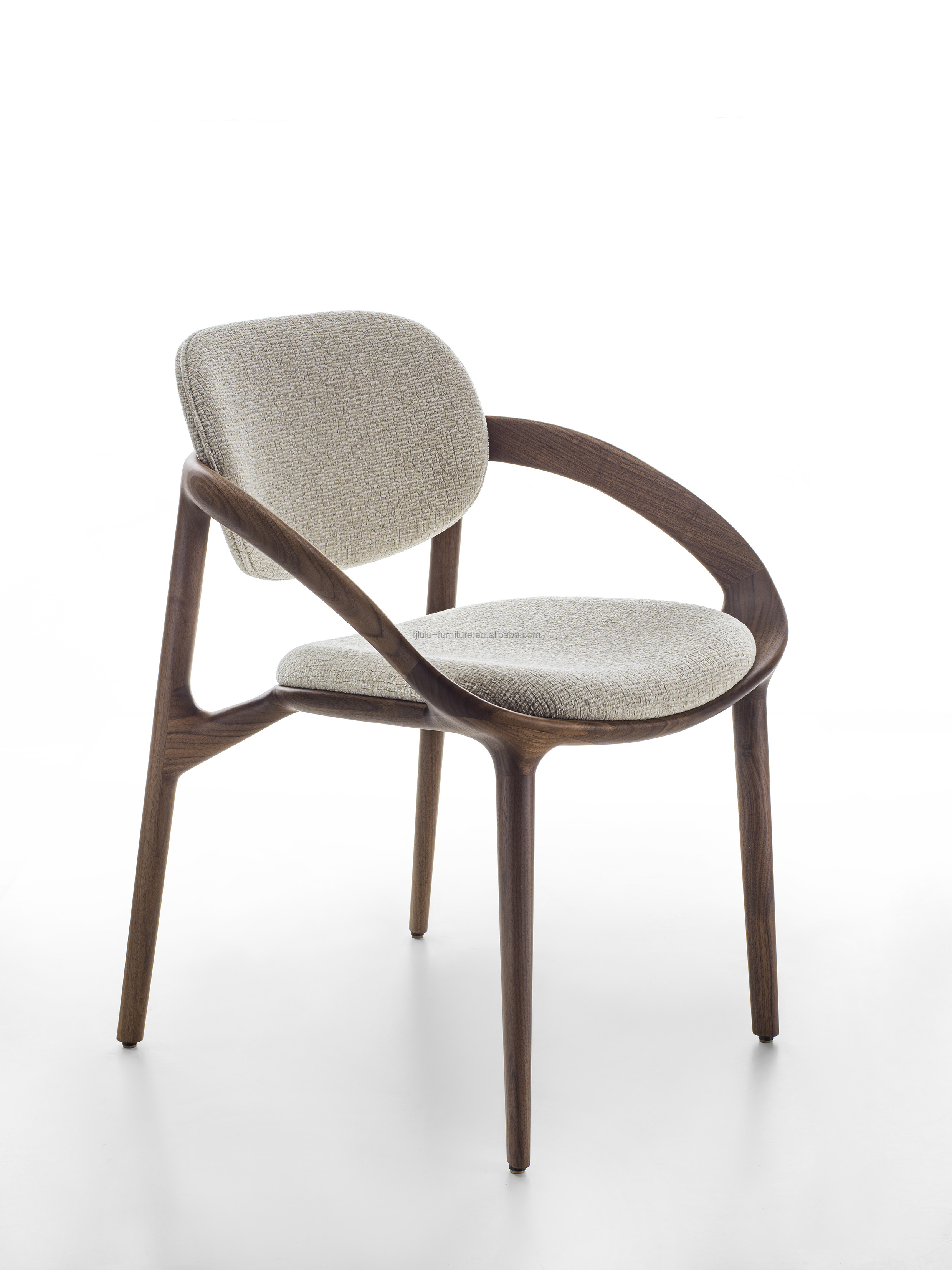 Modern Design Style Customize Luxury Solid Wood Dining Chair for Restaurant Furniture