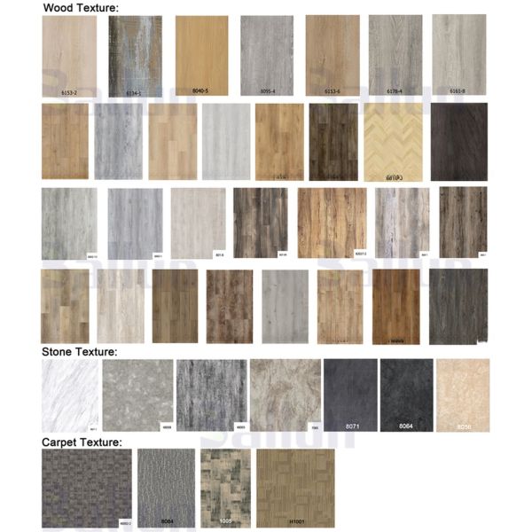UV Coating Laminate Floors Indoor 100% Waterproof Rigid Core SPC Solid Wood Flooring