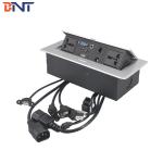 High quality tabletop flush mount pop up power socket outlet for office table