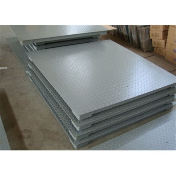 1m*1m Size Portable Floor Scales , Electronic Floor Scale Carbon Steel Material