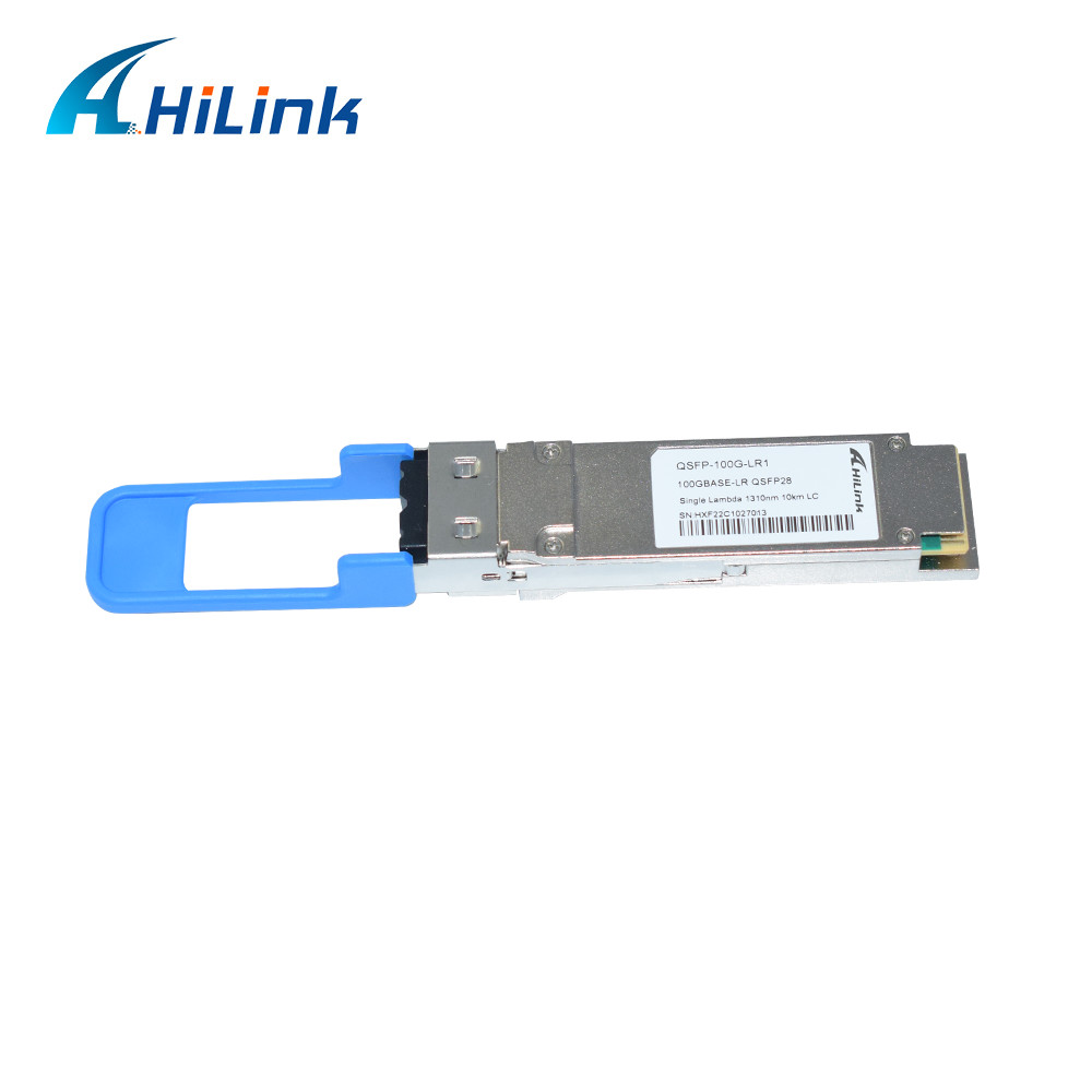 QSFP28 100G LR1 Optical Transceiver Module Single Lambda 1310nm SMF Dual LC 10KM