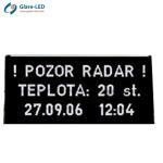 10mm 12mm 16mm 20mm Pixel Pitch Changeable Message Displays variable message