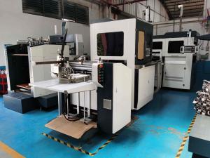 Buy cheap Smart Paper Book Shaped Gift Box Making Machine With Dual Box Wrapping System product